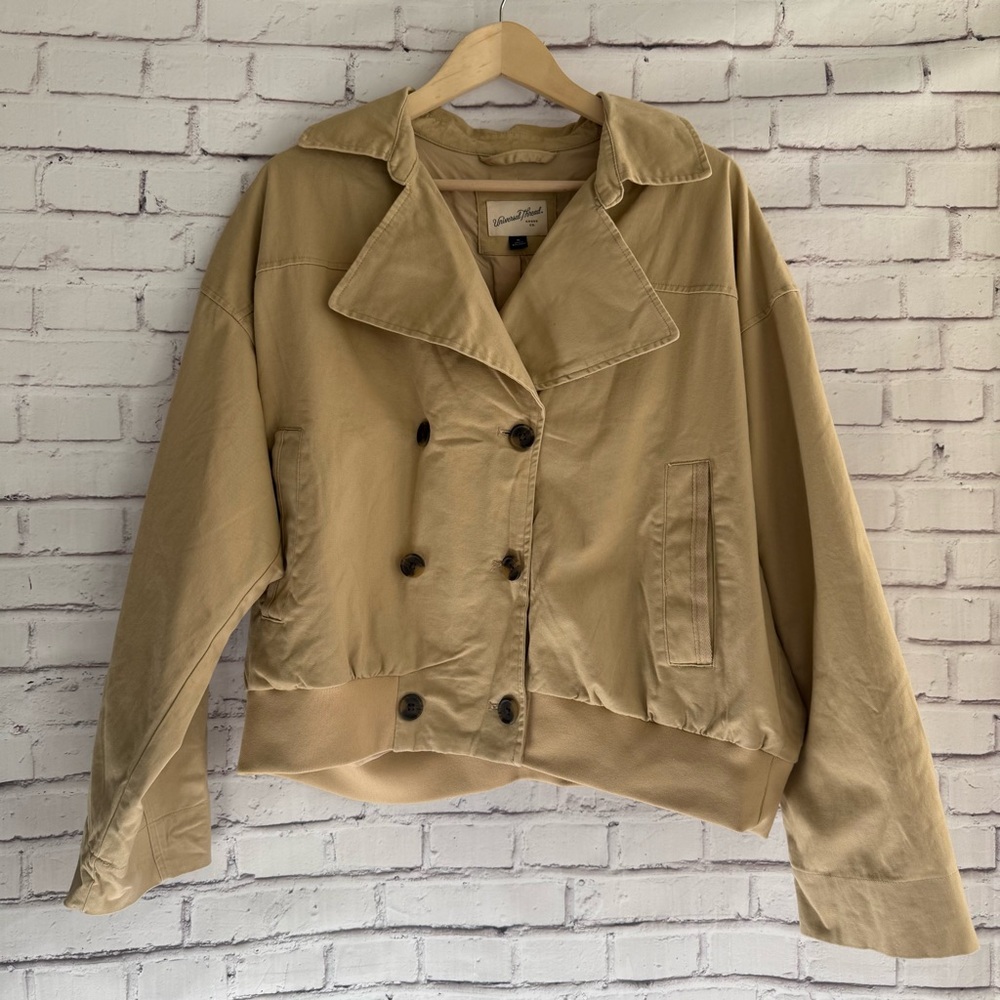 Universal‎ Thread Khaki Double-Breasted Pea Coat